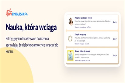 FunEnglish – kurs angielskiego online dla dzieci