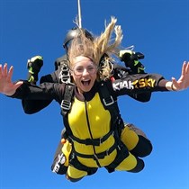 Skok spadochronowy z filmowaniem - Kraków