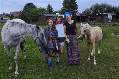 Spacer z końmi pod Warszawą: 1-2,5 h relaksu na łonie natury