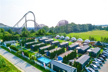 Nocleg w Domku Exclusive z prywatnym jacuzzi przy Energylandii - Holiday Park Zator