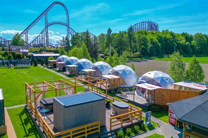 Nocleg w Domku Sferycznym ze śniadaniem przy Energylandii dla 5 osób - Holiday Park Zator