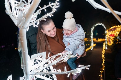 Lumagica Warszawa – voucher na spacer po Ogrodzie Świateł dla dwojga