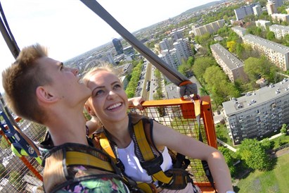 Skok na Bungee dla Dwojga z filmowaniem w Krakowie
