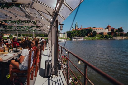 Romantyczna kolacja na wodzie z widokiem na Wawel – Kraków