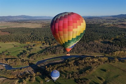 Lot balonem o wschodzie słońca w tygodniu | Karkonosze