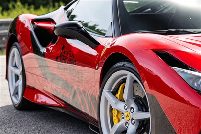 Ferrari F8 Tributo na Torze Poznań (Bednary) 