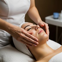 Masaż Kobido twarzy z peelingiem kawitacyjnym i maską - Haro Laser Spa