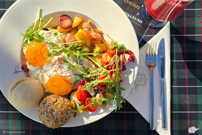 Śniadanie dla dwojga w Restauracji Sąsiedzi w Krakowie