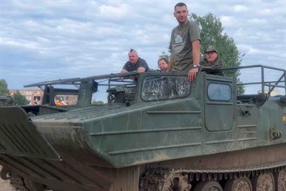 Przejazd amfibią na Ranczu w Dolinie - Poznań (Kiszkowo)