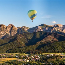 Przelot balonem nad Tatrami 