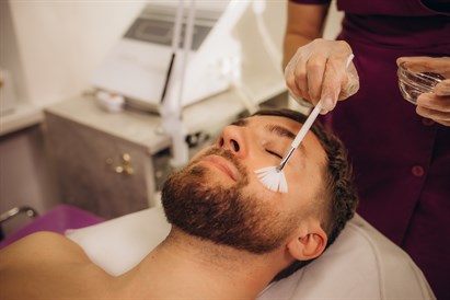 Męski Total Reset Ninails & Beauty – oczyszczanie wodorowe i peeling dyniowy