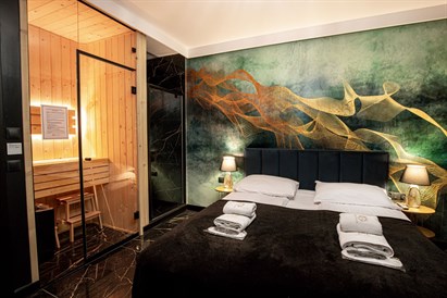 Apartament Executive z jacuzzi i sauną dla dwojga – Kraków