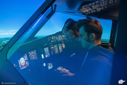 [TYLKO Z DOSTAWĄ] Symulator lotu- Airbus A320 - Warszawa