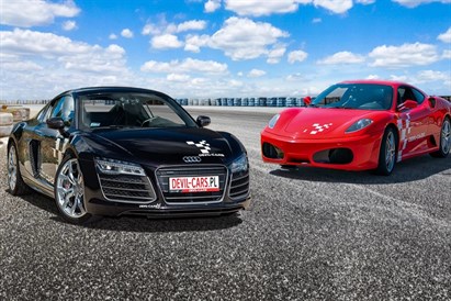 Devil-Cars – pojedynek super aut na torze: Ferrari F430 vs Audi R8 