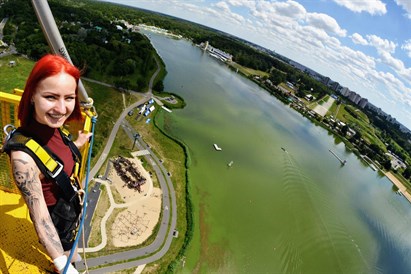 Skok na bungee dla dwojga w Poznaniu