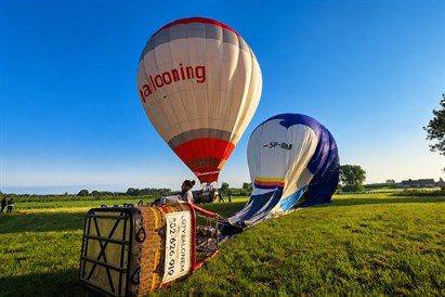 Rodzinny lot balonem - Łódź
