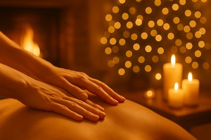 Świąteczny Dotyk Relaksu – masaż z aromaterapią przy dźwiękach Koshi