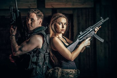 Strzelnica dla Dwojga – 50 strzałów/osoba, PM Shooter Warszawa