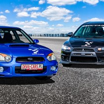 Devil-Cars: pojedynek Subaru Impreza WRX vs Mitsubishi Lancer Evo X