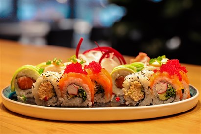 Romantyczna Kolacja Sushi w Warszawie (Bergamotki)