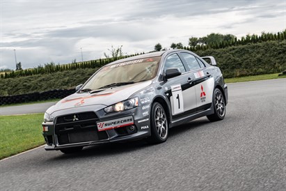 Jazda Mitsubishi Lancer EVO X po torze