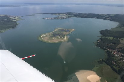 Lot samolotem nad Szczecinem i okolicami – 15 minut z OSL Lotnik