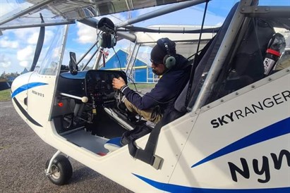 Lot zapoznawczy awionetką - TORUŃ, ŁEBA