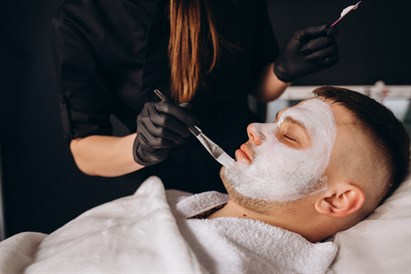Męski Total Reset Ninails & Beauty – oczyszczanie wodorowe i peeling dyniowy