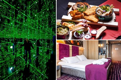 3w1 Kraków dla dwojga – Hotel Galaxy, Restauracja Aquarius i House of Attraction