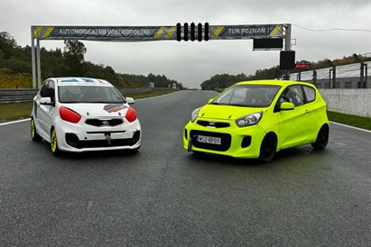Jazda Kia Picanto po torze w Poznaniu – próba sił w motosporcie!