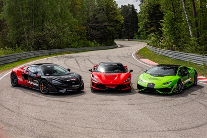 Jazda Ferrari F8 Tributo, Lamborghini Huracan i McLarenem 570GT - pojedynek supersamochodów