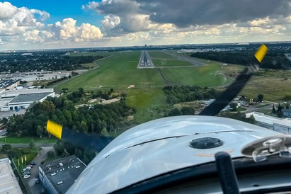 Lot samolotem nad Szczecinem i okolicami – 15 minut z OSL Lotnik