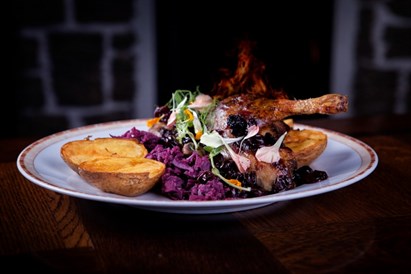 Romantyczna kolacja w Restauracji Karczma Młyn - Mazury