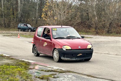 Wyścig tuningowanym Seicento po Torze Autek – okolice Warszawy