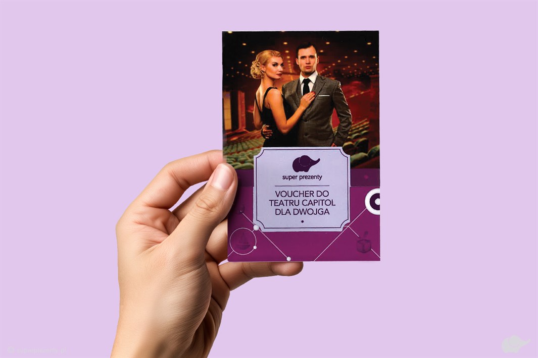 [TYLKO Z DOSTAWĄ] Voucher do Teatru Capitol dla dwojga w Warszawie