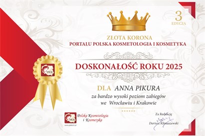 Zabieg pielęgnacyjny ze złotą maską – Genius w Klinice Anna Pikura