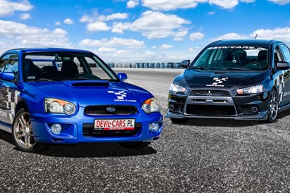 Devil-Cars: pojedynek Subaru Impreza WRX vs Mitsubishi Lancer Evo X