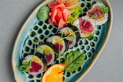 Rodzinne sushi w Suszarni we Wrocławiu (Brodzka)