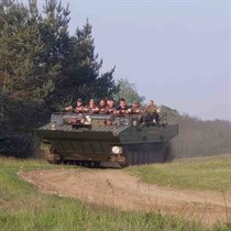 Przejazd amfibią na Ranczu w Dolinie - Poznań (Kiszkowo)