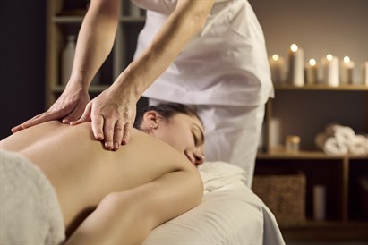 Masaż relaksacyjny masłem shea o aromacie czekolady