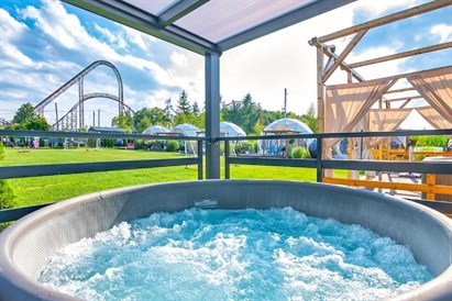 Nocleg w Domku Exclusive z prywatnym jacuzzi dla 7 osób przy Energylandii - Holiday Park Zator
