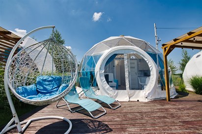 Nocleg w Domku Sferycznym ze śniadaniem przy Energylandii dla 5 osób - Holiday Park Zator