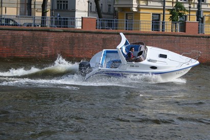 Rejs jachtem motorowym we Wrocławiu