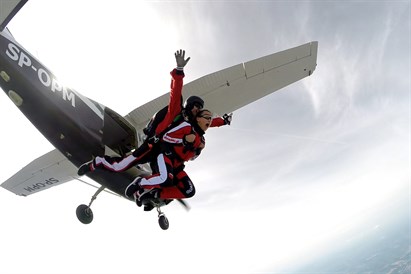 Skok ze spadochronem LOW-COST z filmowaniem -Wrocław (Mirosławice)