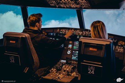 [TYLKO Z DOSTAWĄ] Symulator lotu- Airbus A320 - Warszawa