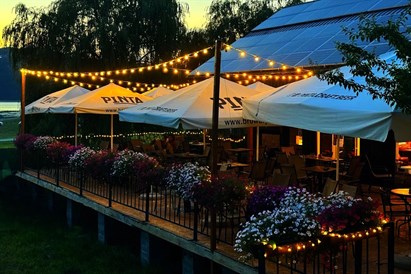 Kolacja na tarasie widokowym w Bistro Ułan
