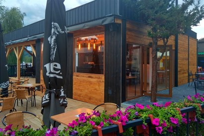 Kolacja na tarasie widokowym w Bistro Ułan