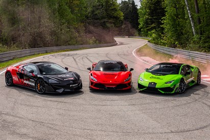 Jazda Ferrari F8 Tributo, Lamborghini Huracan i McLarenem 570GT - pojedynek supersamochodów