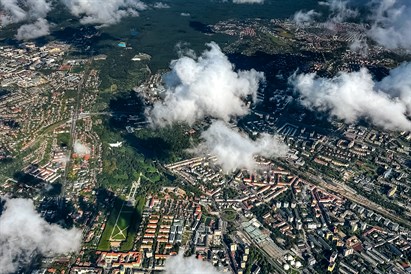 Lot samolotem nad Szczecinem i okolicami – 15 minut z OSL Lotnik