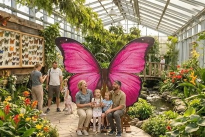 Motylarnia w Mielnie - egzotyczna podróż wśród żywych motyli